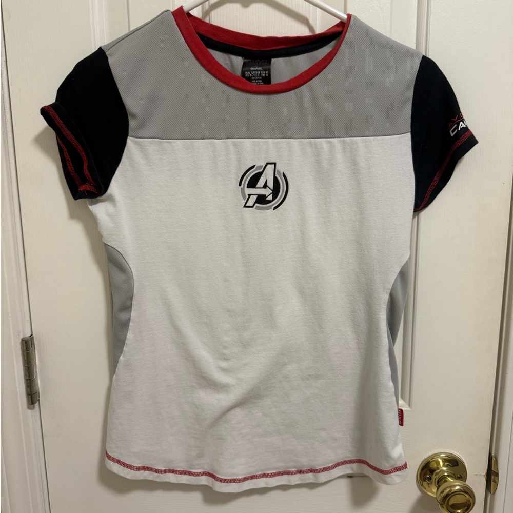 Disneyland Avengers adult White and Black T-Shirt